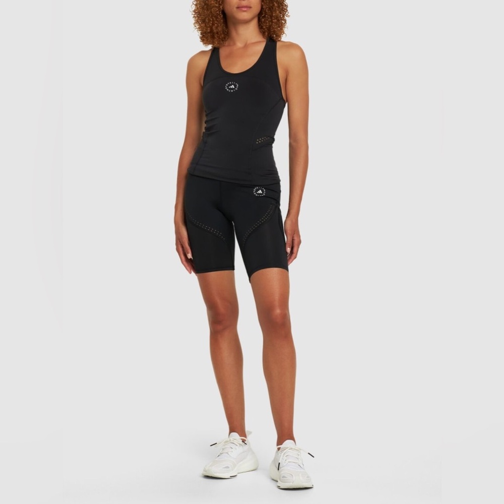 adidas By Stella McCartney True Pace high waist biker shorts size S NWT!